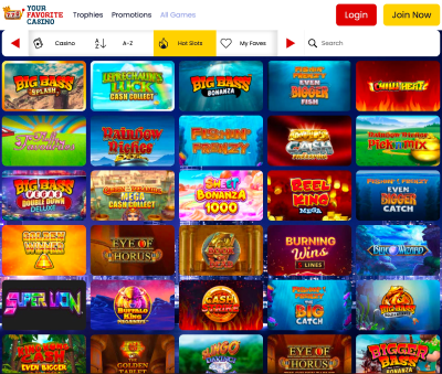 wowcas com your favorite casino logo